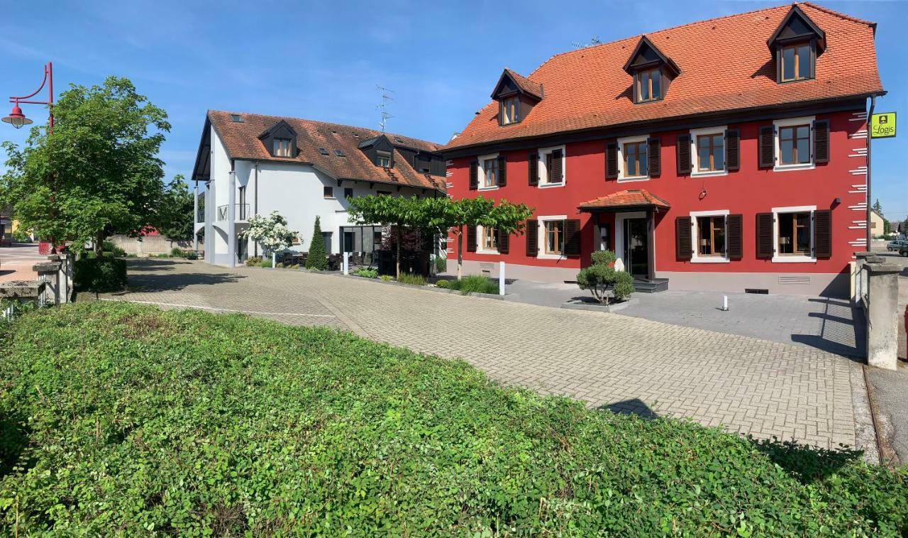 Logis Hotel Restaurant Au Lion Rouge Bartenheim Kültér fotó