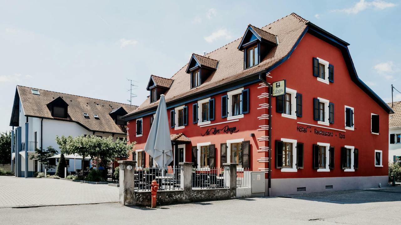 Logis Hotel Restaurant Au Lion Rouge Bartenheim Kültér fotó