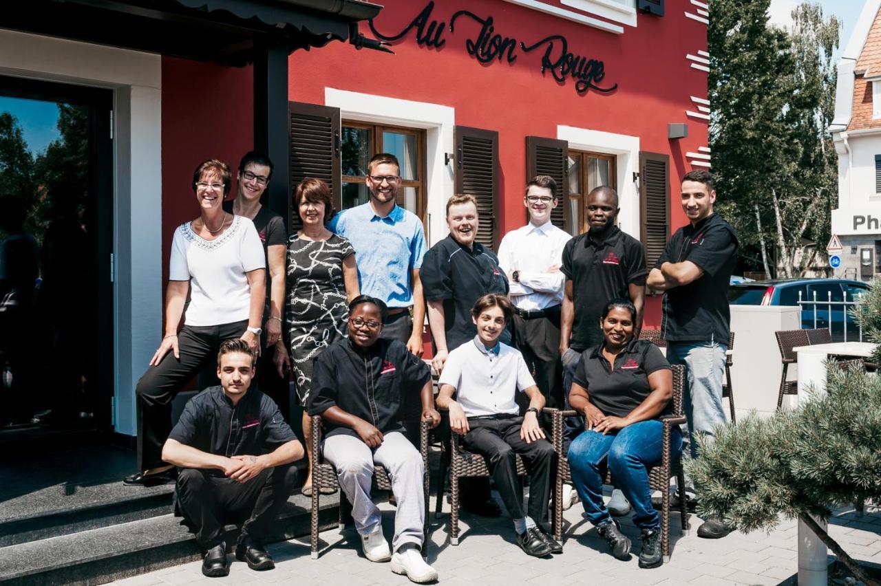 Logis Hotel Restaurant Au Lion Rouge Bartenheim Kültér fotó